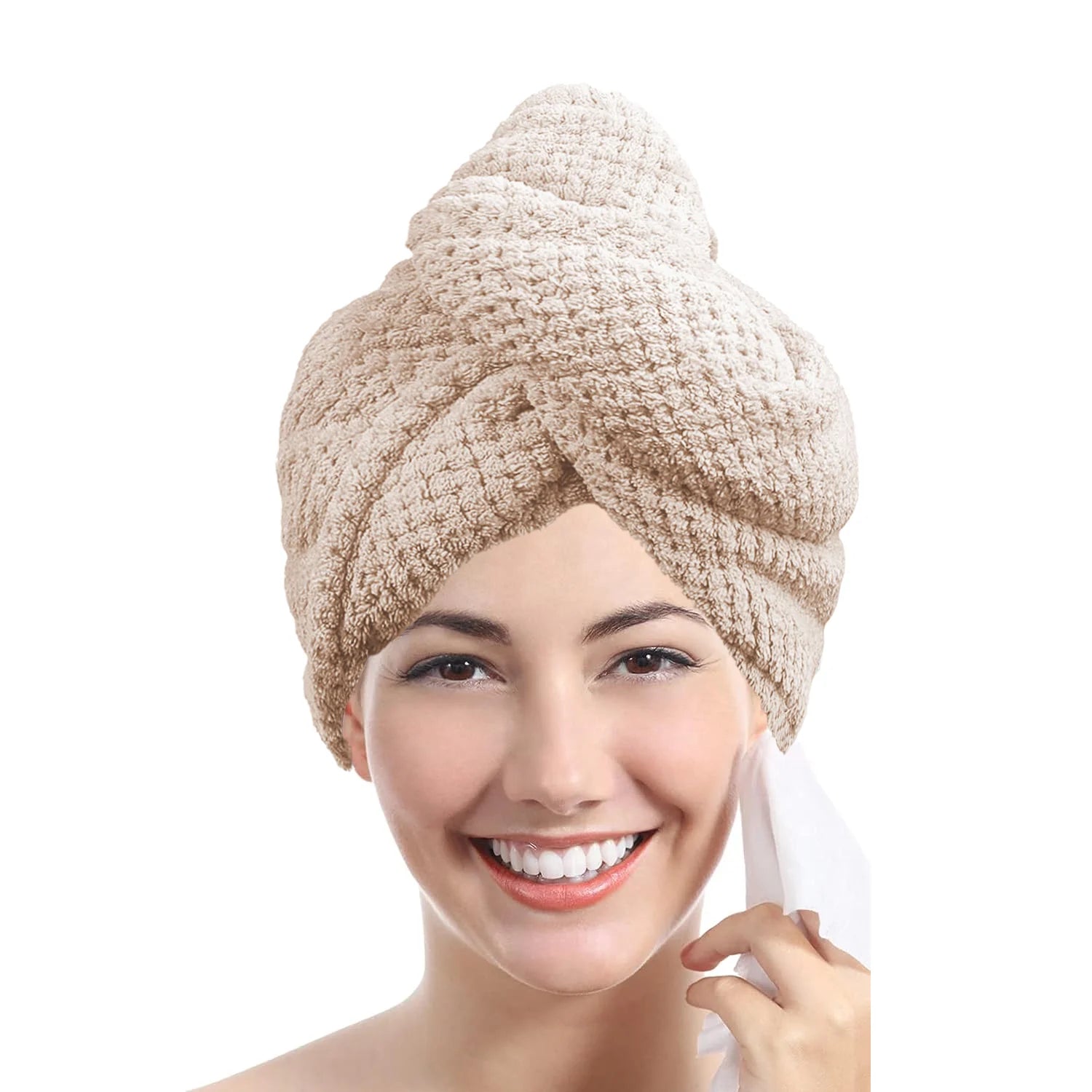 Ultra-Absorbent Hair Towel Wrap – 9.8” x 25.5”