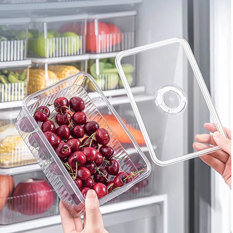 Transparent Fridge Organizer Box