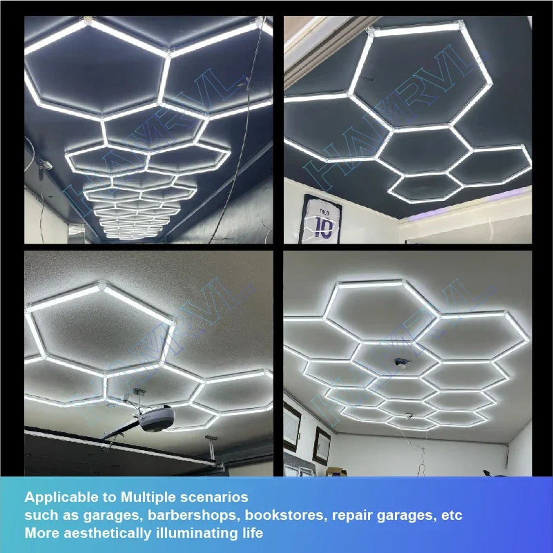 Honeycomb Showroom Hexagon LED lighting