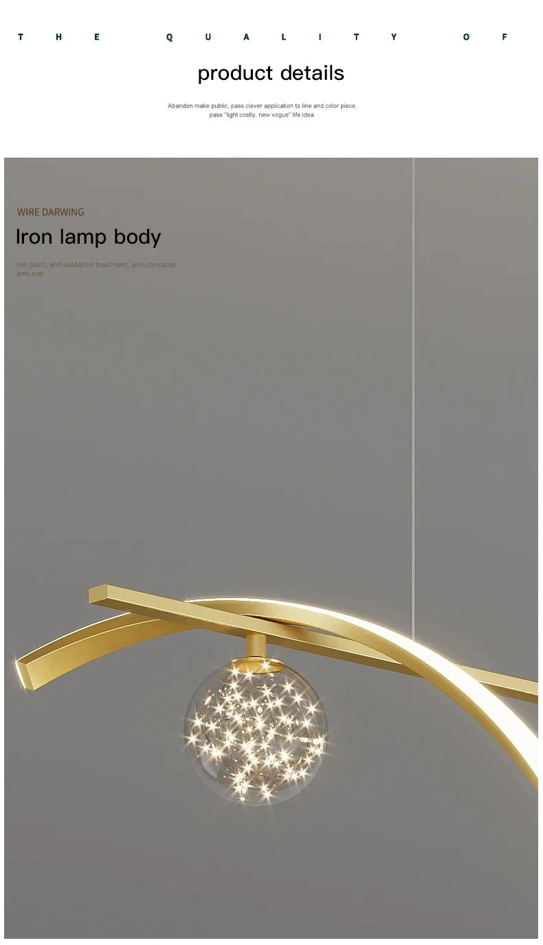 Modern Bubble LED Pendant Chandelier