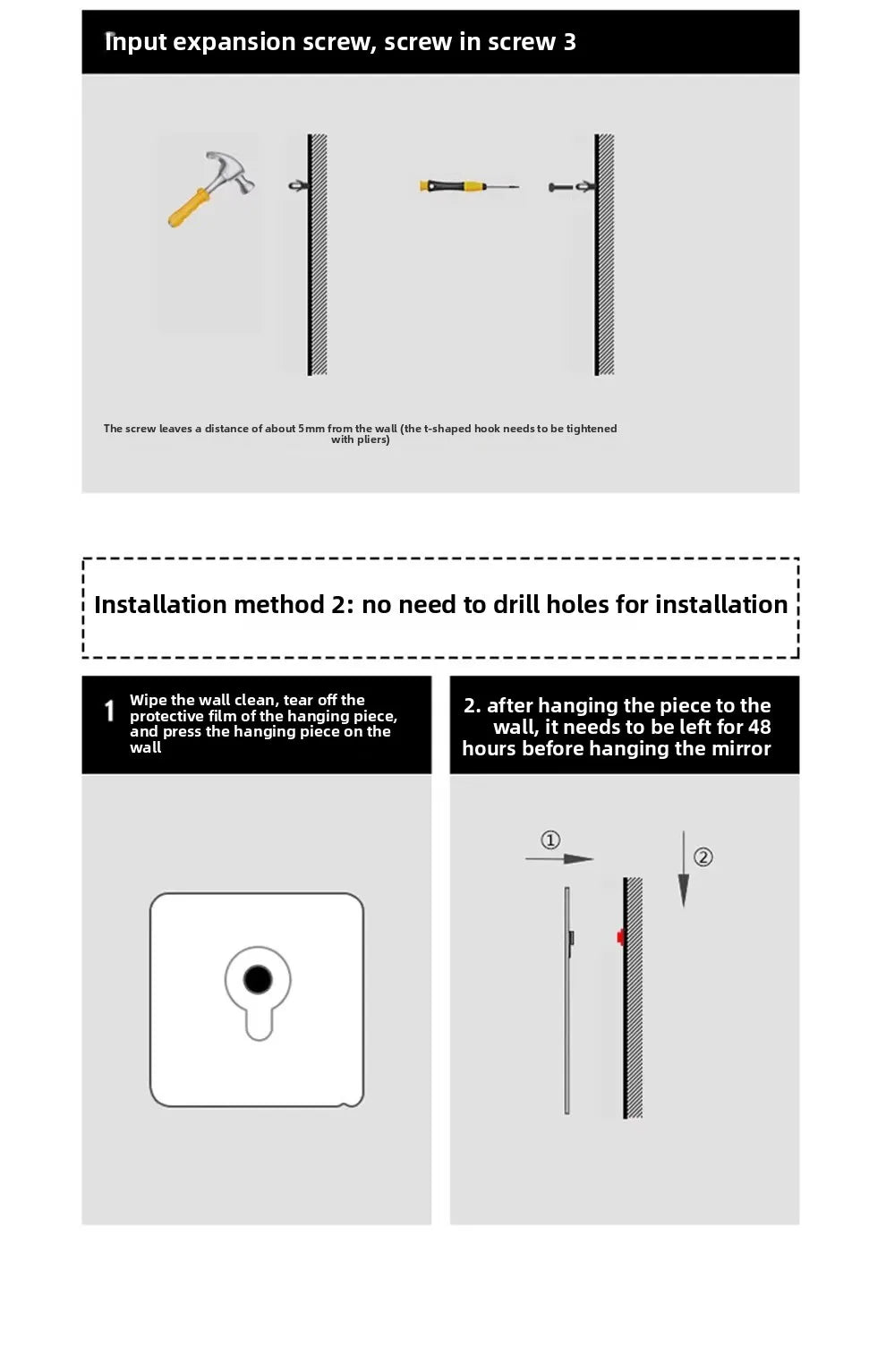 Smart LED Bathroom Mirror – Anti-Fog, Touch Control