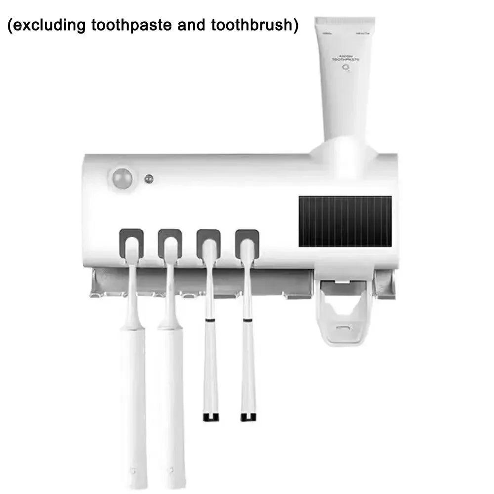 Wall-Mounted Solar UV Toothbrush Sterilizer