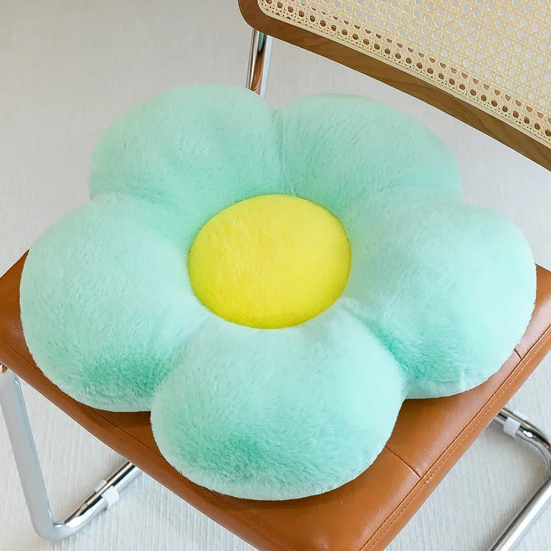 Soft Floral Shaped Plush Pillow