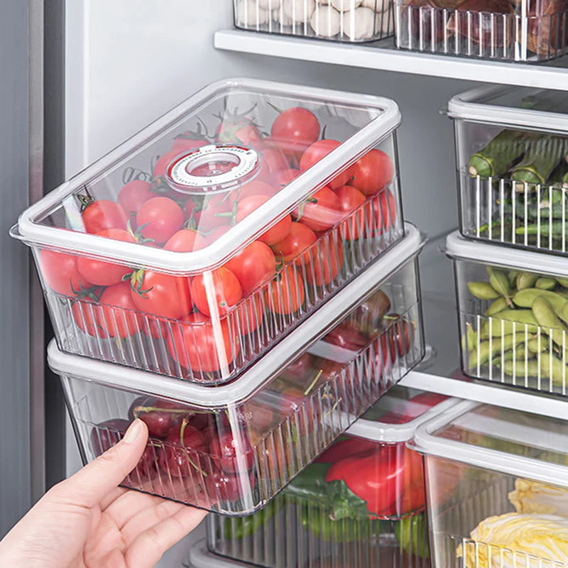Transparent Fridge Organizer Box