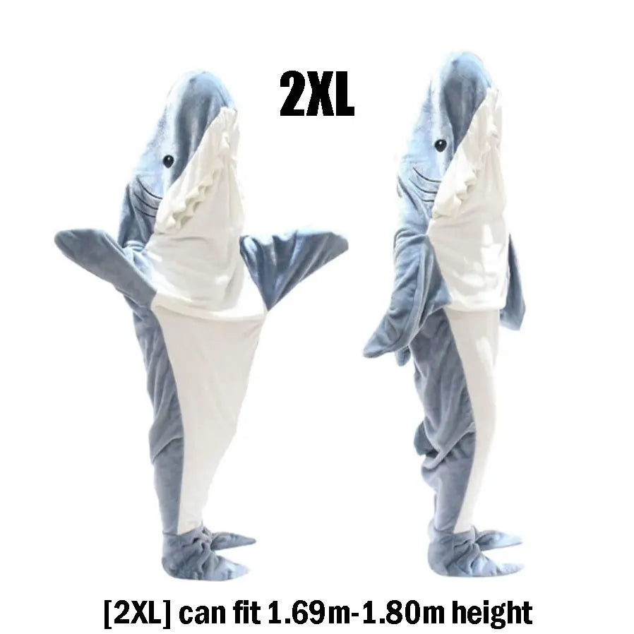 Cartoon Shark Blanket