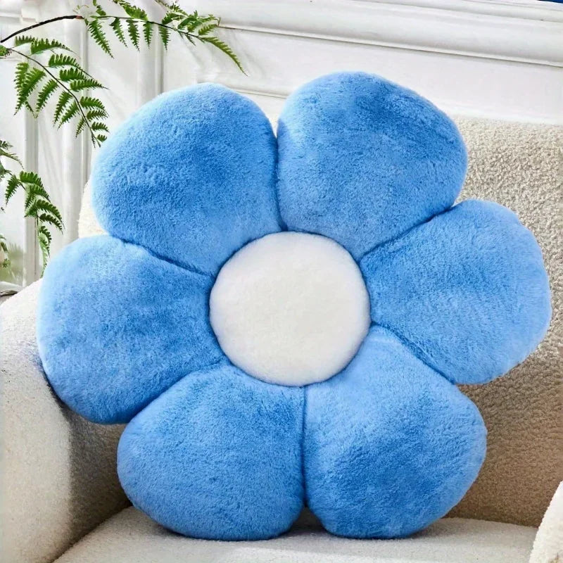 Soft Floral Shaped Plush Pillow