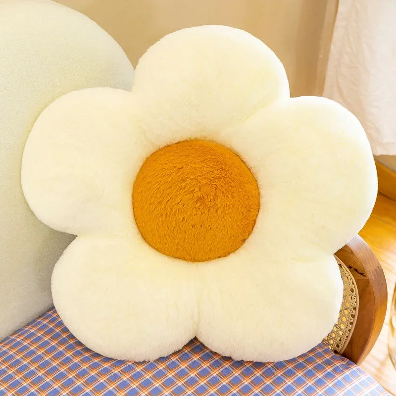 Soft Floral Shaped Plush Pillow