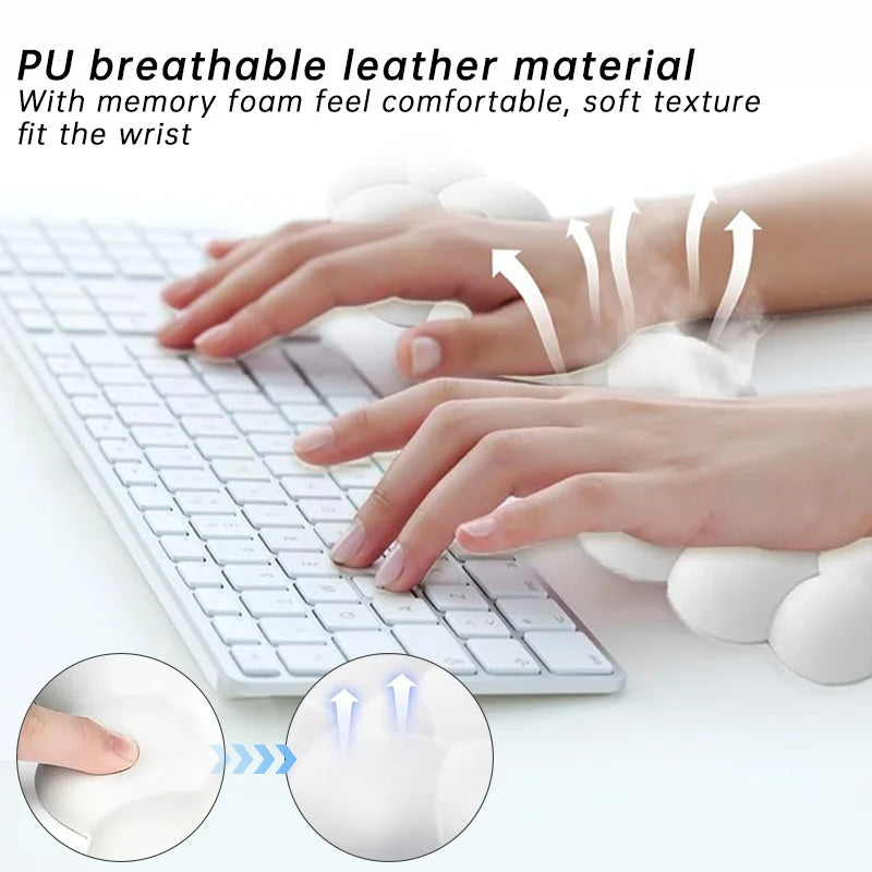 Cloud Shape Ergonomic Memory Foam Wrist Rest Pad