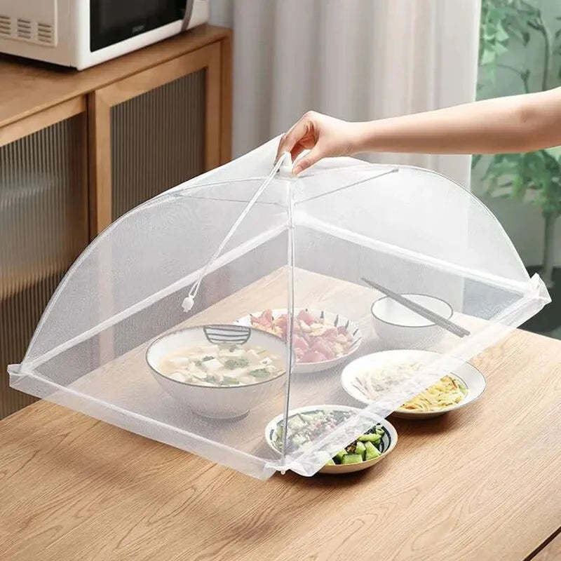 Foldable Mesh Food Cover – Insect-Proof Dish Protector