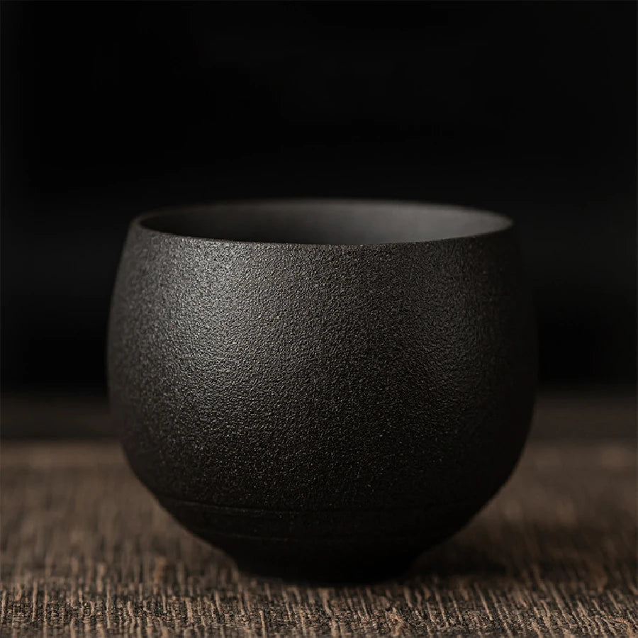 80ml Japanese-Style Handmade Stoneware Tea Cup
