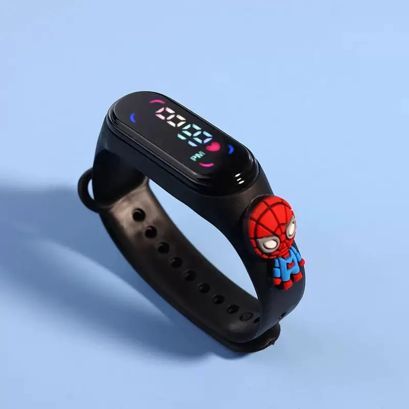 Kids LED Sports Watch – Cartoon Bracelet Style
